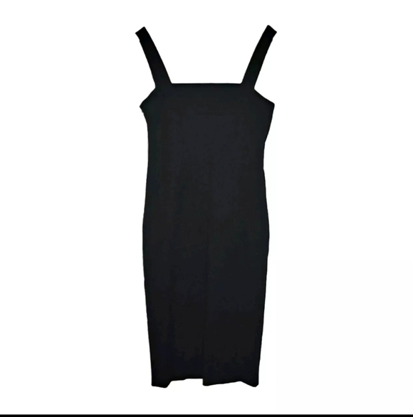 Banana Republic Size 2 Black Bodycon Pencil Dress B25#7 - Picture 2 of 6
